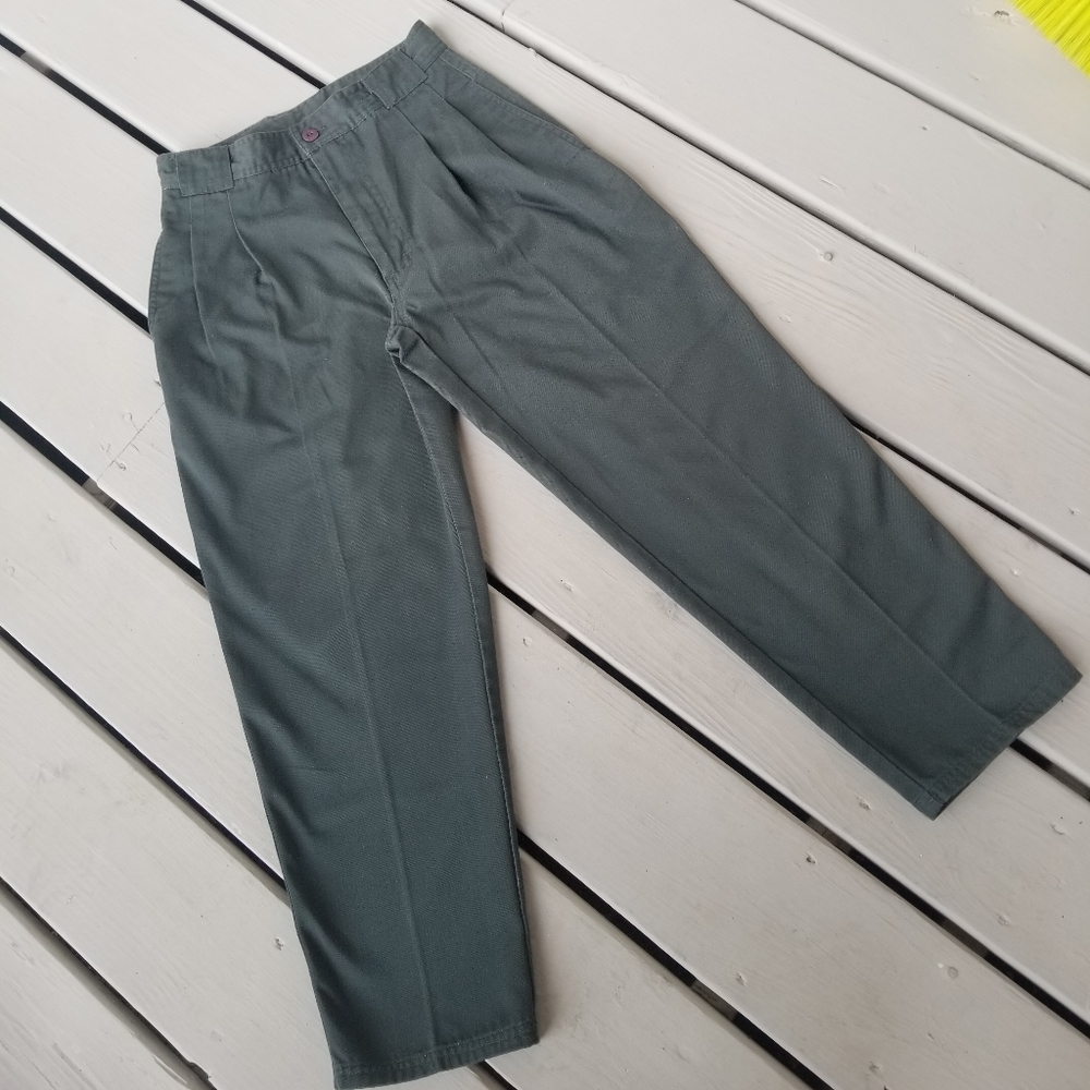 Boys 10 olive twill pants